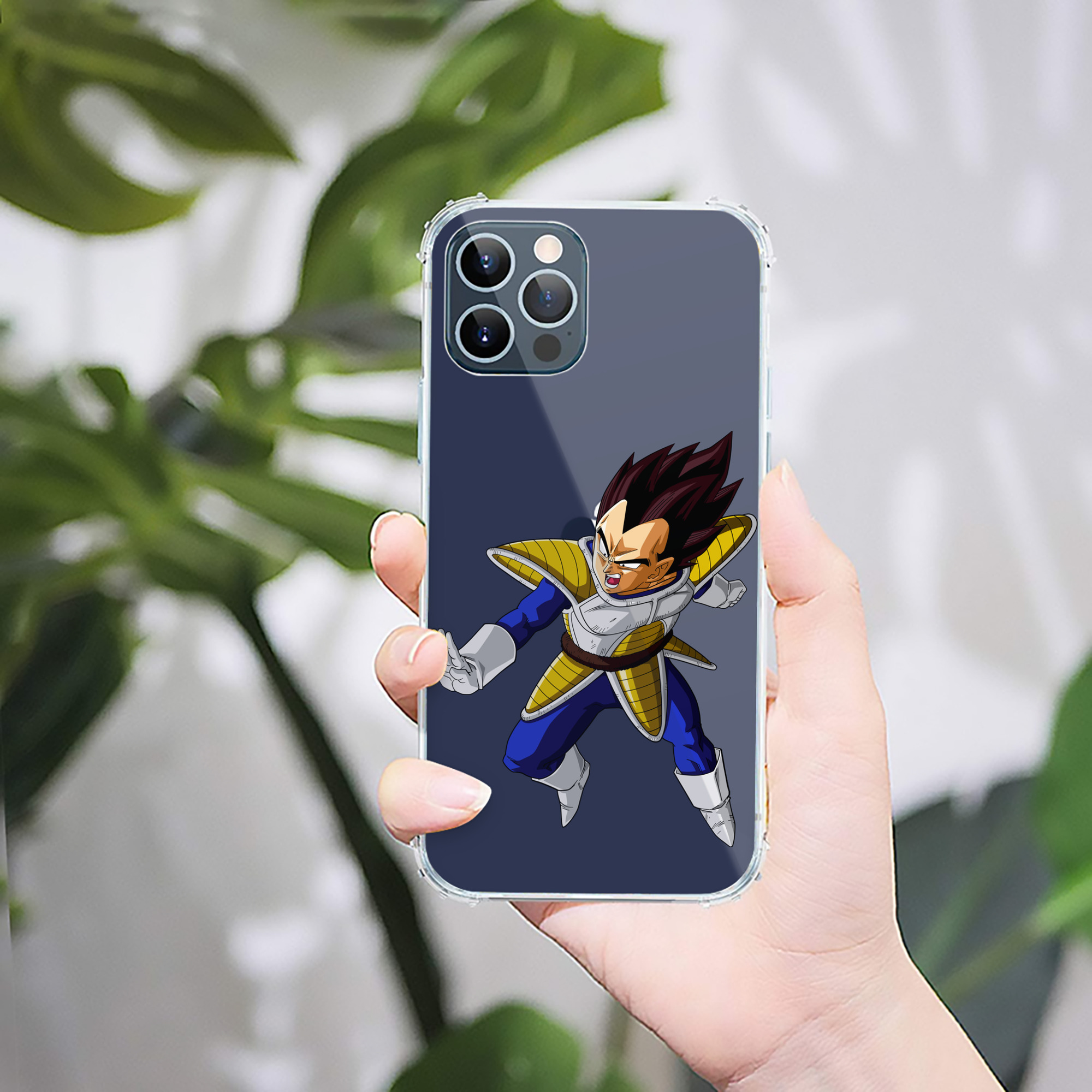 （画像用） ドラゴンボール ベジータ四世（Bejīta Yonsei）DRAGON BALL Vegeta IV 【iPhone 12シリーズ対応】透明スマホケース（クリアソフトケース）